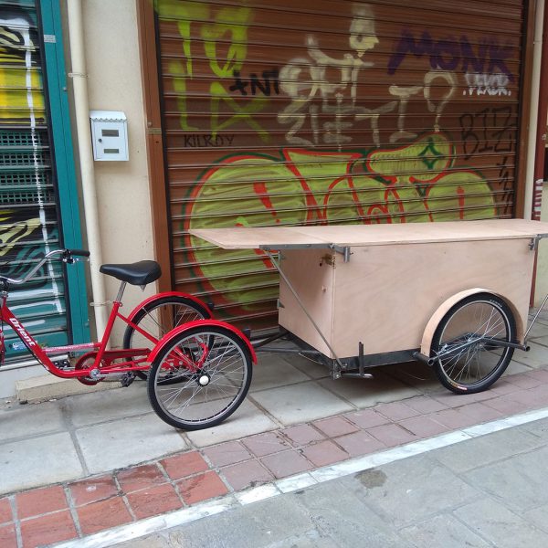 custom trike mobile business stand