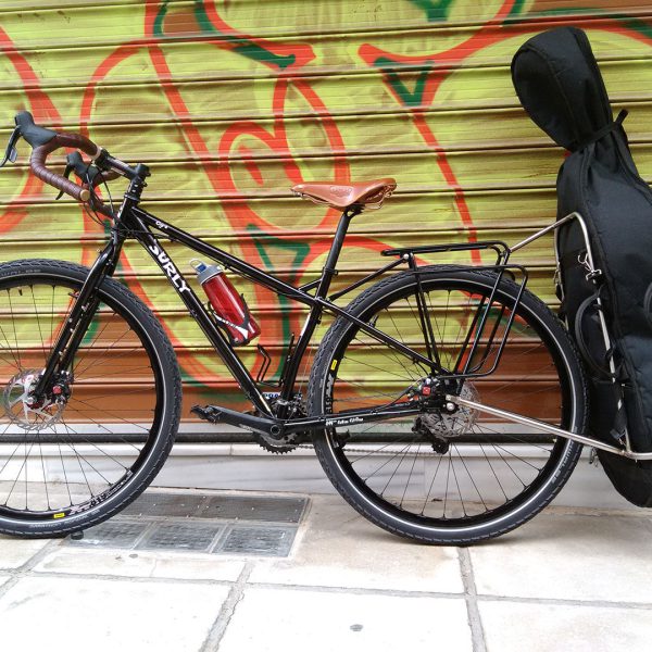 bicycle with rear carrier